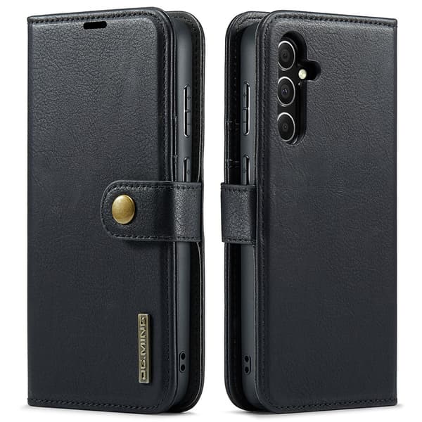 DG.MING 2-i-1 Magnetiskt Plånboksfodral Samsung Galaxy S23 FE Sv