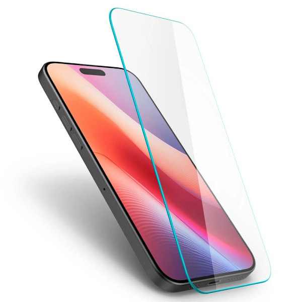 Spigen iPhone 15 Skærmbeskytter GLAS.TR SLIM