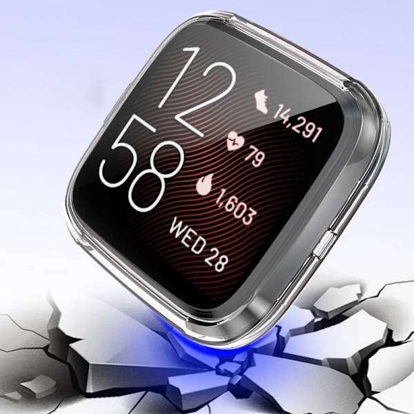 Heltäckende Skal Fitbit Versa 2 Transparent