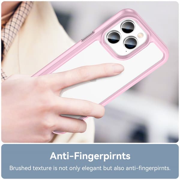 Hybrid Edge Skal iPhone 14 Pro Rosa