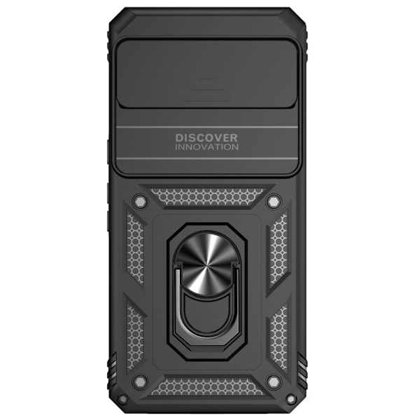 Hybridskal Google Pixel 8 Pro Ring + Kamerabeskyttelse Sort