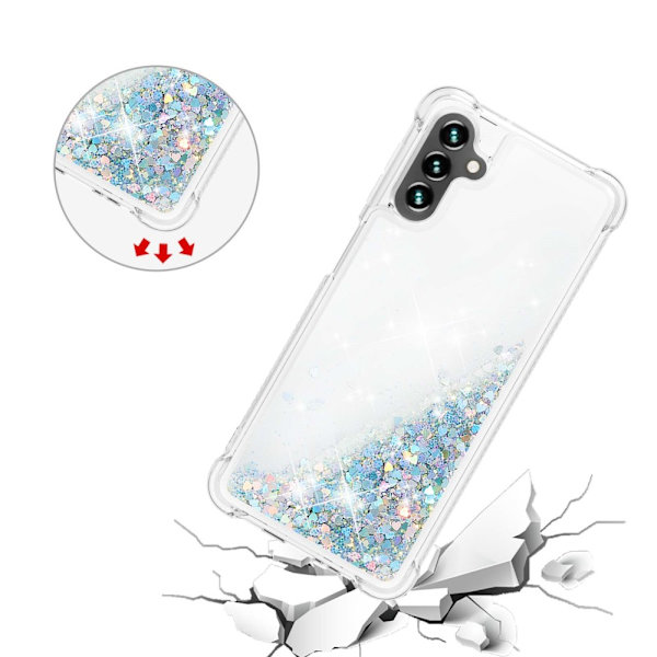 Glitter Bling TPU Case Samsung Galaxy A13 Silver