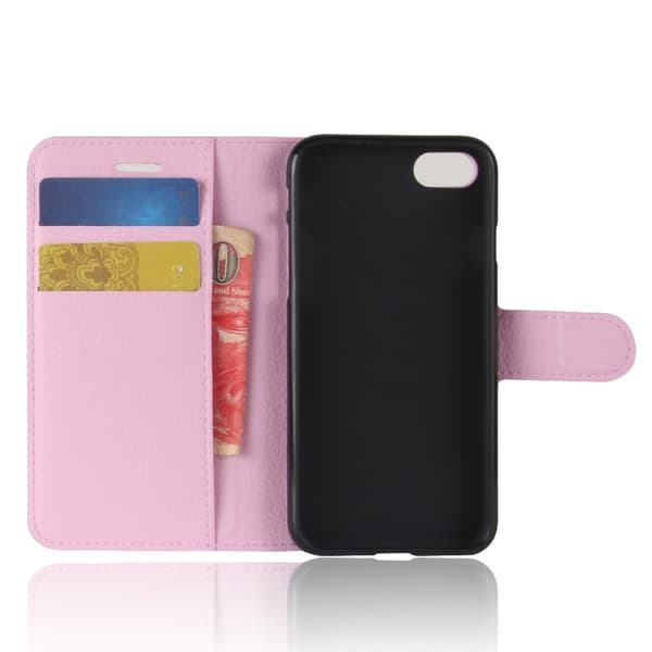 Mobilcover Læder iPhone 7/8/SE Rosa