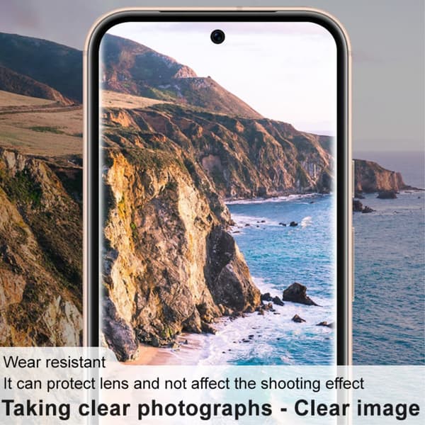 Imak 2-pack härdat glas kameralinsskydd Google Pixel 8a