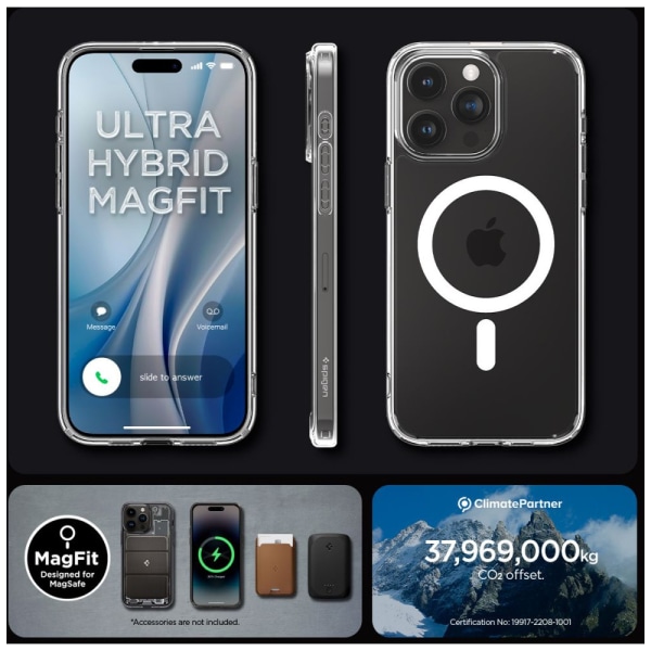 Spigen Ultra Hybrid MagSafe Cover iPhone 15 Pro Hvid
