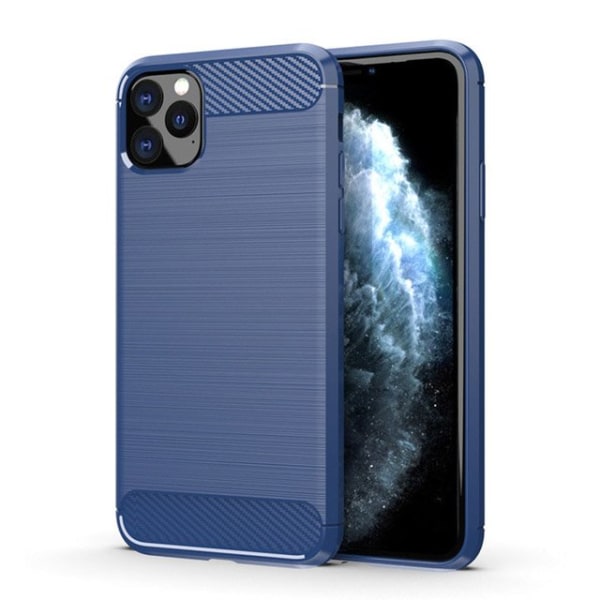 Carbon Flexible TPU Cover iPhone 11 Pro Blue