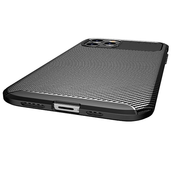Carbon Shockproof TPU Case iPhone 12 Pro Max Black