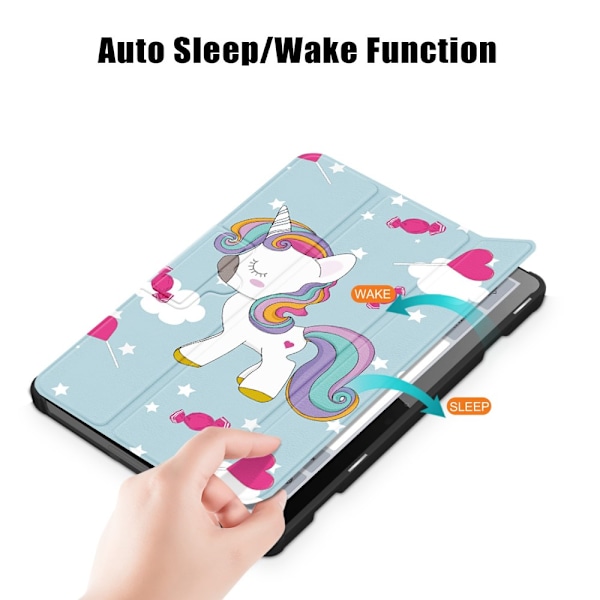 Lenovo Tab M10 Plus (3. generation) Etui Tri-fold Unicorn