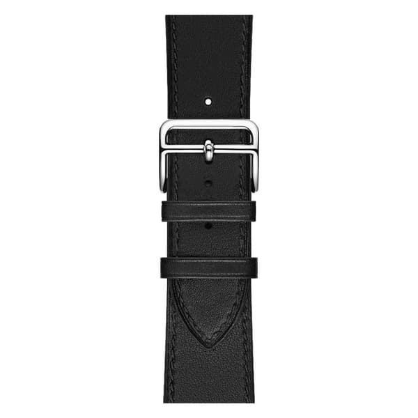 Ægte læderrem til Apple Watch 41mm Series 9 Sort