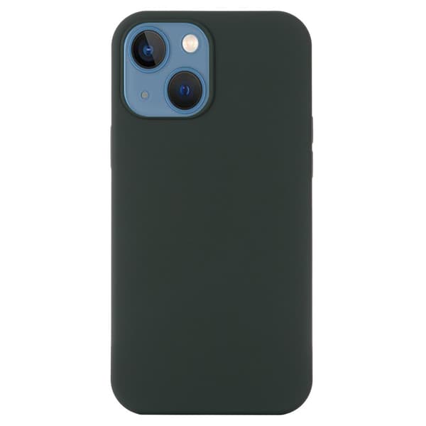 MagSafe silikonecover iPhone 15 mørkegrøn
