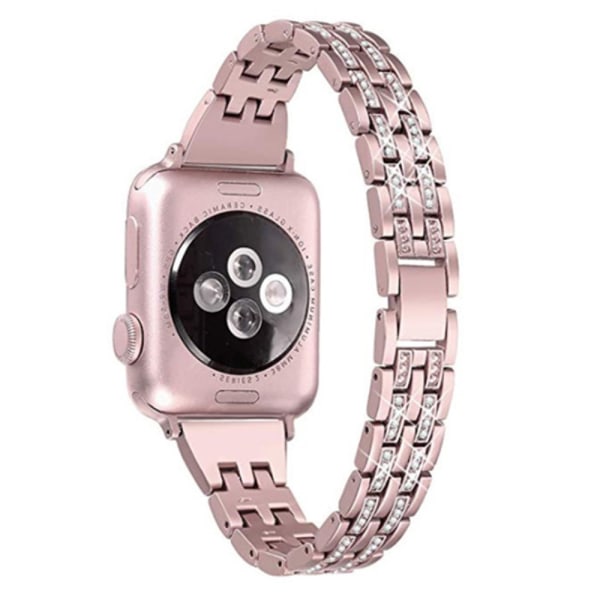Slim Bling Bracelet Apple Watch 41mm Series 9 Rosa