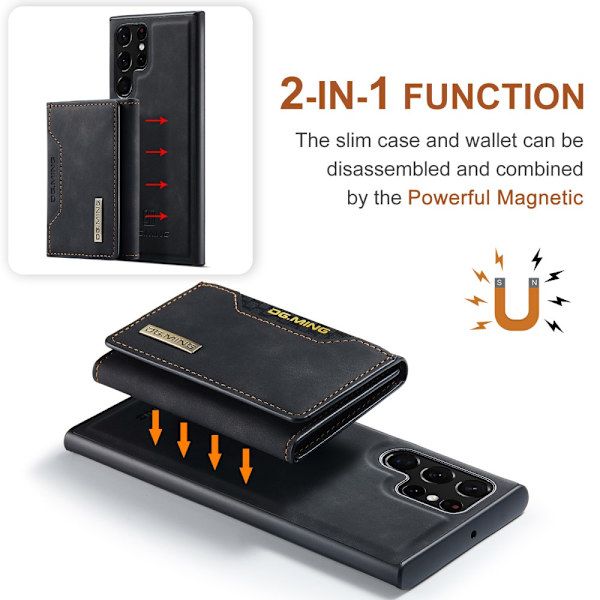 DG.MING 2 in 1 Magnetic Card Slot Case Samsung Galaxy S24 Ultra