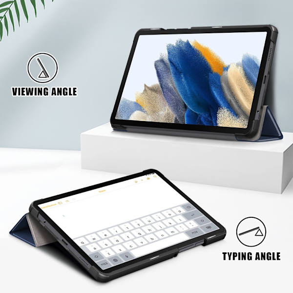 Samsung Galaxy Tab A9 Fodral Tri-fold Blå