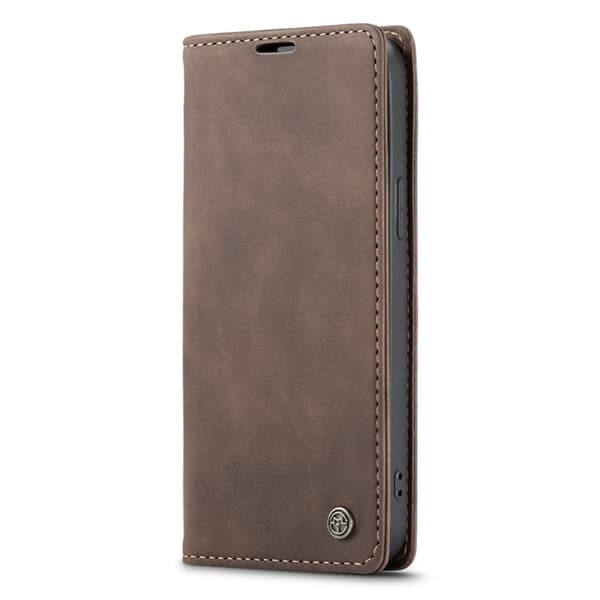 CaseMe Slim Plånboksfodral iPhone 14 Pro Max Brun