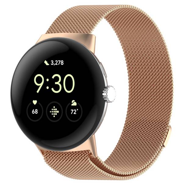 Milanese Loop Rem Google Pixel Watch 2 Roséguld