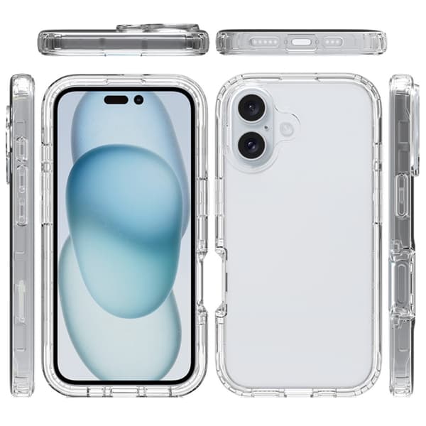Allround Skal Skal iPhone 16 Transparent