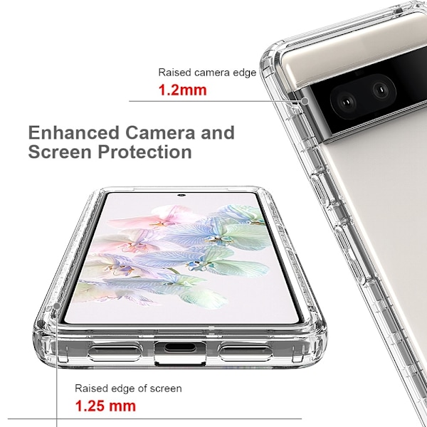Allround Cover Skal Google Pixel 7 Transparent