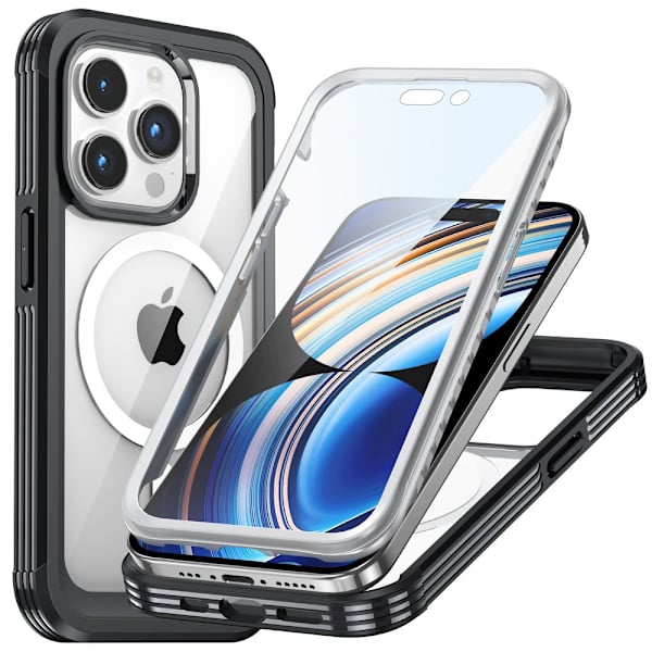 Ultra Full Protection MagSafe Cover iPhone 15 Plus Sort