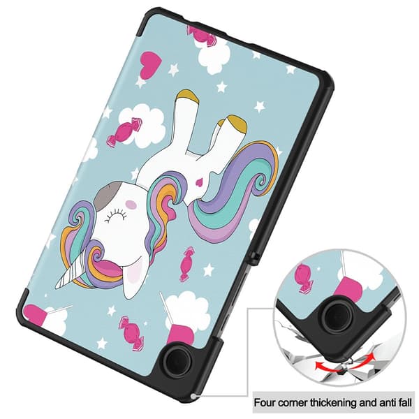 Samsung Galaxy Tab A11 Cover Tri-fold Unicorn