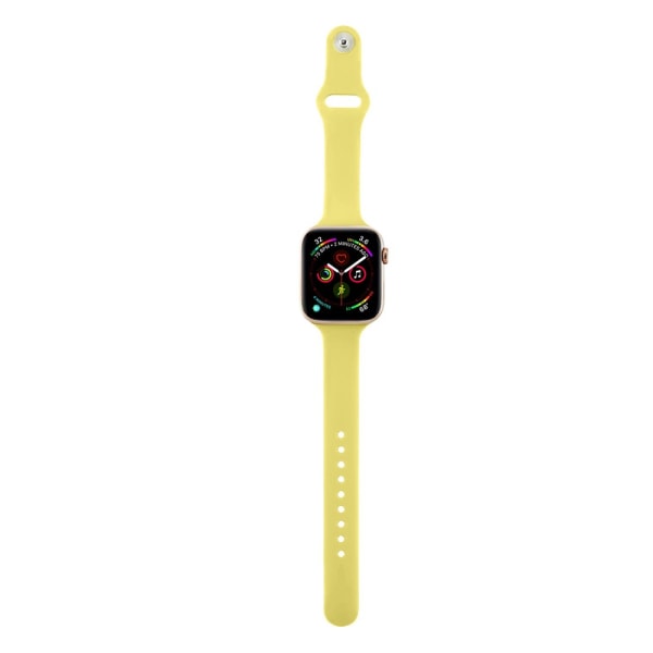 Soft Silikonarmband Apple Watch 42/44/45 mm Gul