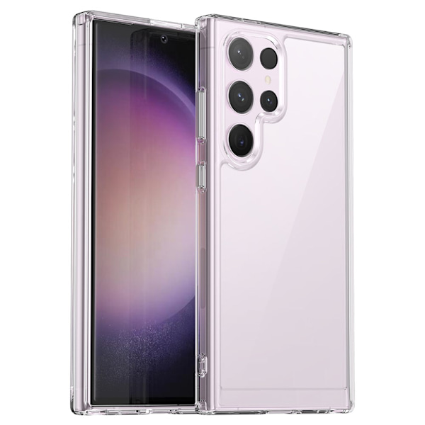 Samsung Galaxy S24 Ultra Hybrid Edge -kotelo, läpinäkyvä