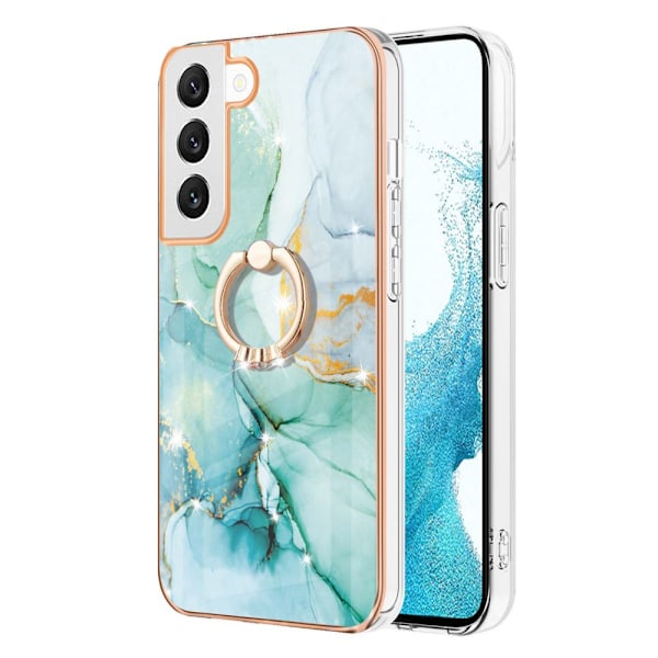 Skal Med Ringhållare Samsung Galaxy S23 Plus Grön Marmor