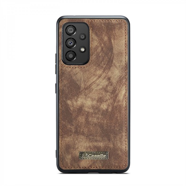 CaseMe Multi-Slot 2 i 1 Plånboksfodral Galaxy A53 Brun