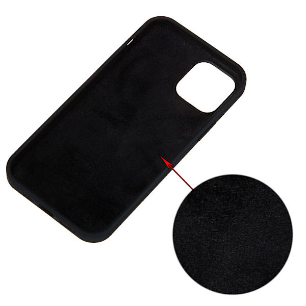 iPhone 13 Pro Max Skal Silikon Sort