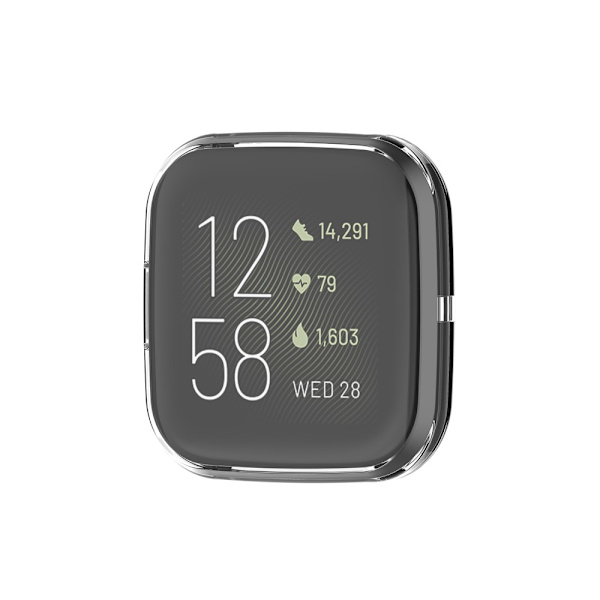 Fitbit Versa 2:n läpinäkyvä suojakuori