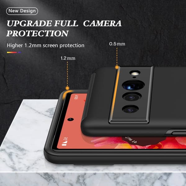 Skal Med Ringhållare Google Pixel 7 Pro Svart