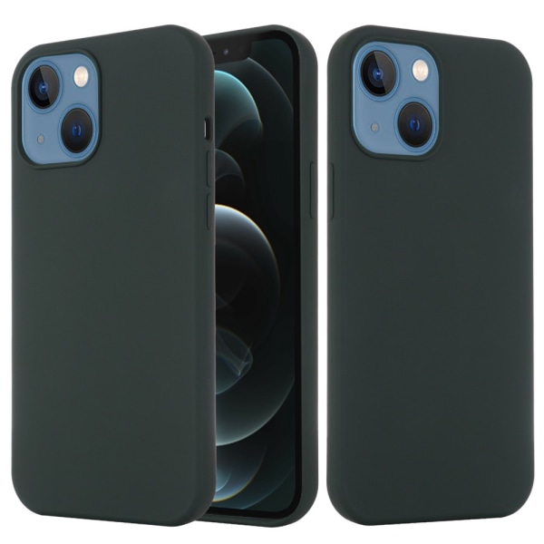 MagSafe Silikone Cover iPhone 14 Plus Mørkegrøn