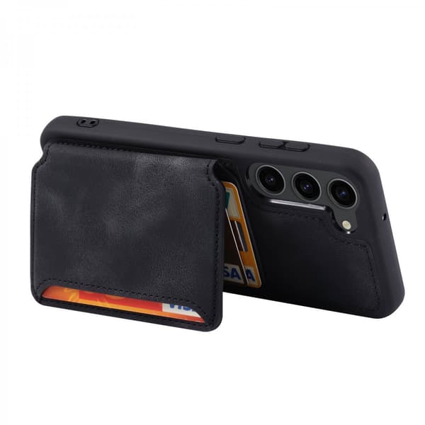 Multi-Slot Skal RFID-beskyttelse Samsung Galaxy S24 Plus Sort