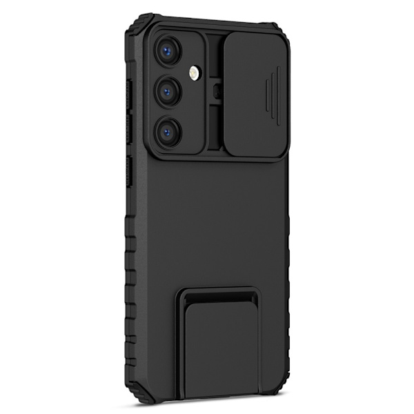 Kickstand Skal Samsung Galaxy S24 Kameraskydd Svart