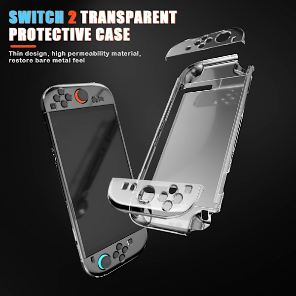 Nintendo Switch 2 Kotelo TPU Kirkas