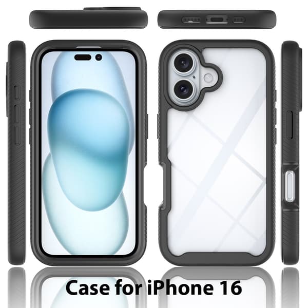 Allround Skal iPhone 16 Svart