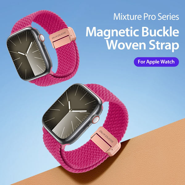 Dux Ducis Elastic Nylon Woven Strap Apple Watch Series 10 46mm R