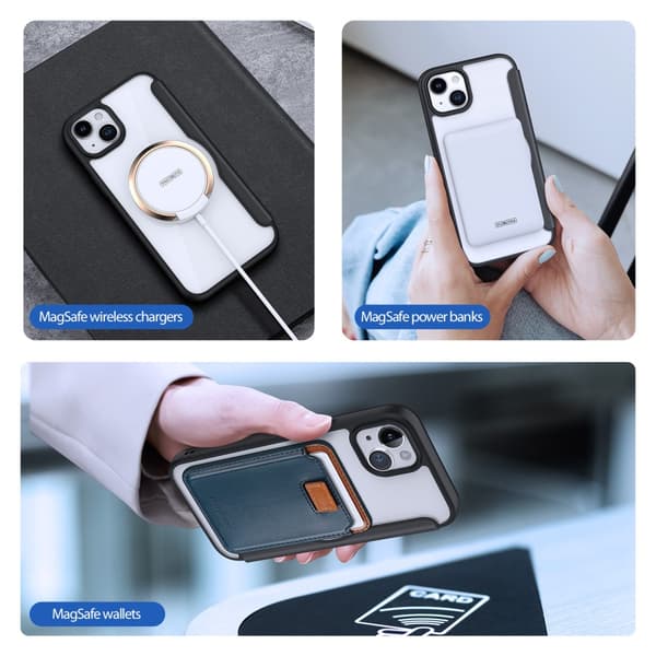 Dux Ducis Skin X Pro -kotelo MagSafe iPhone 15 - Musta