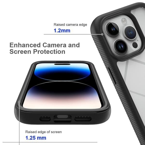 Allround Skal iPhone 15 Pro Max Svart