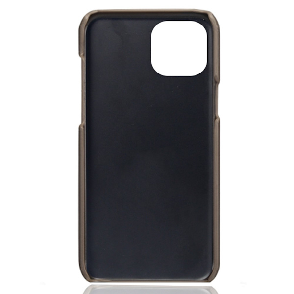 Nahkainen korttikotelo iPhone 14 Plus - Harmaa