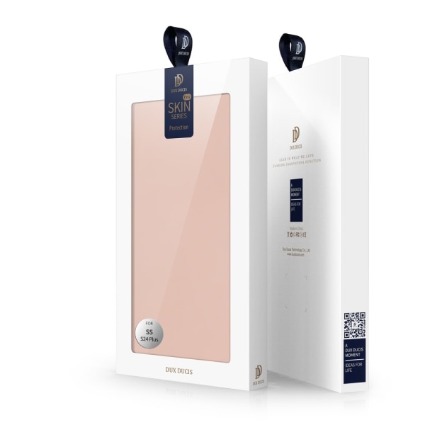 Dux Ducis Skin Pro -nahkakotelo Samsung Galaxy S24 Plus vaaleanpunainen