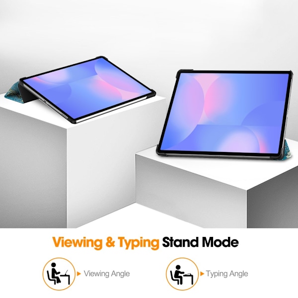 Samsung Galaxy Tab S10 FE Plus Fodral Tri-fold Körsbärsblommor