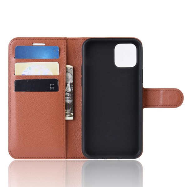 Mobilfodral Läder iPhone 11 Brun
