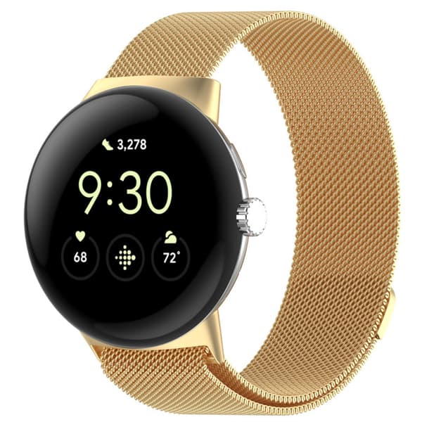 Milanese Loop Armband Google Pixel Watch Guld