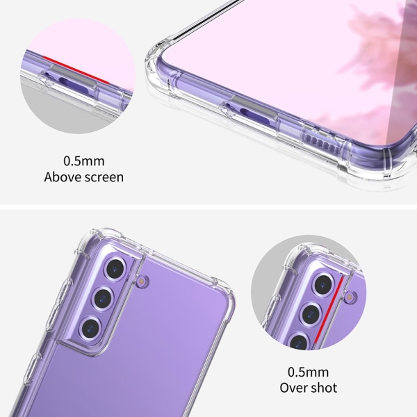 LEEU DESIGN Air TPU Skal Samsung Galaxy S21 Plus Transparent