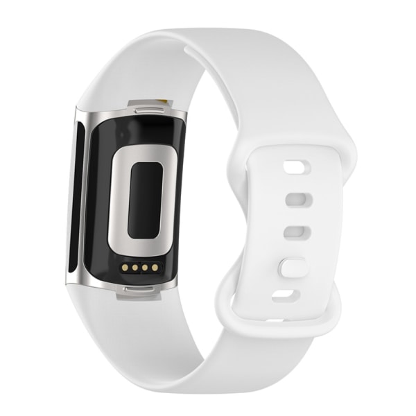 Silikonarmbånd Fitbit Charge 6 Hvid (S)
