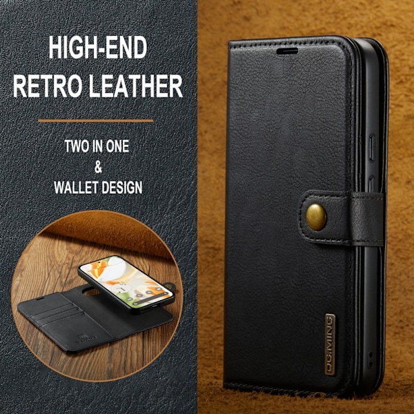 DG.MING 2-in-1 Magnet Wallet Google Pixel 9 Black