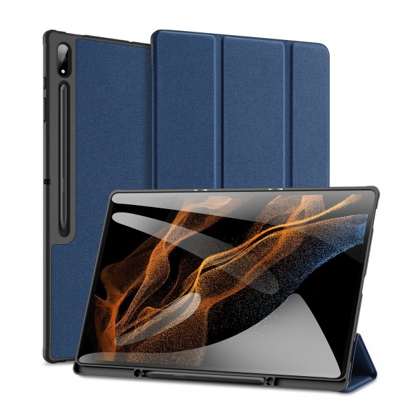 Dux Ducis Domo Tri-fold Case Samsung Galaxy Tab S8 Ultra Blå