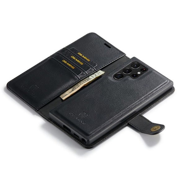 DG.MING 2-in-1 Magnet Wallet Samsung Galaxy S25 Ultra Black