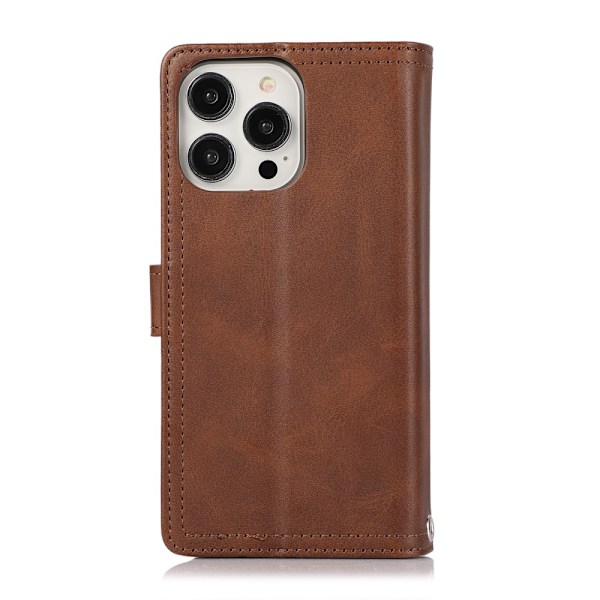 Lompakkokotelo Multi-Slot iPhone 16 Pro Max Ruskea