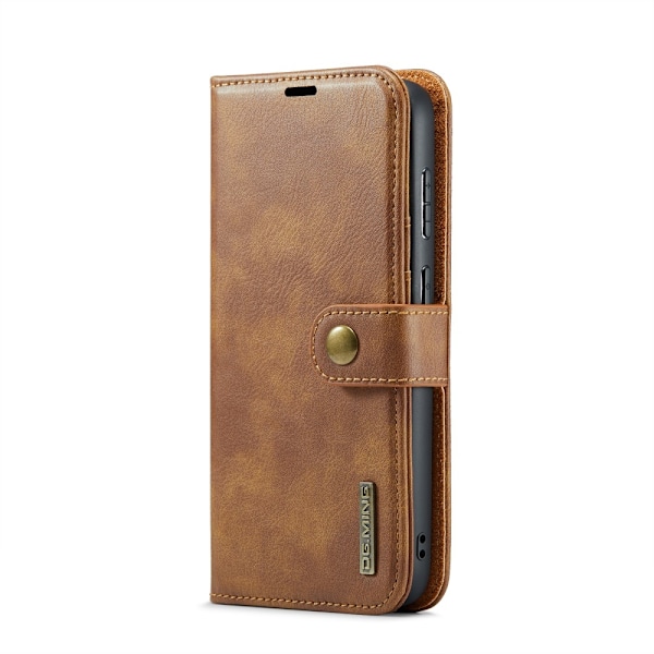 DG.MING 2-in-1 Magnet Wallet Samsung Galaxy S24 FE Cognac